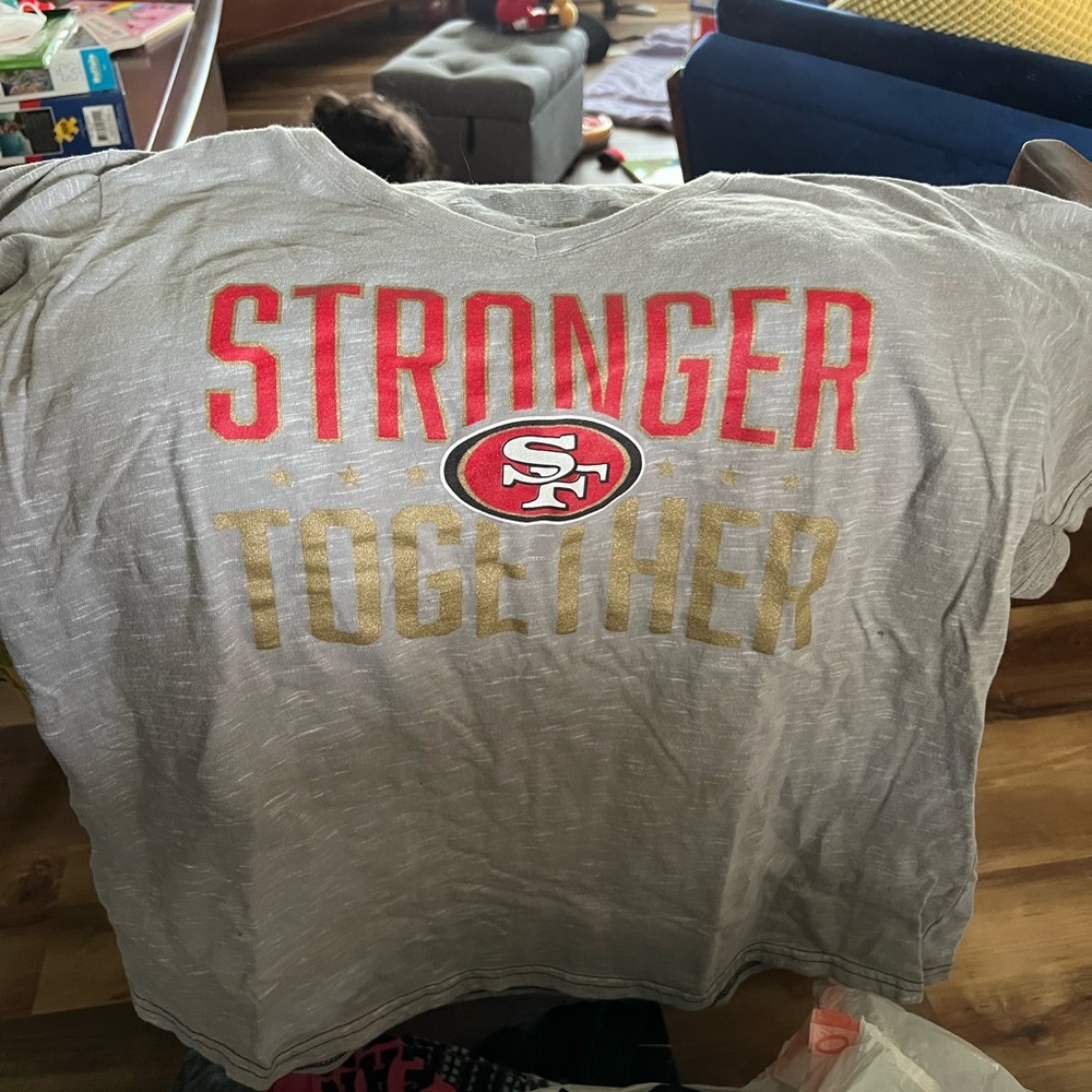 Fanatics 49ers stronger together shirt